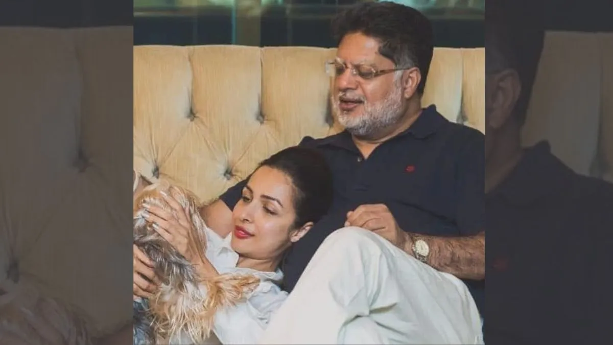 Malaika arora with father